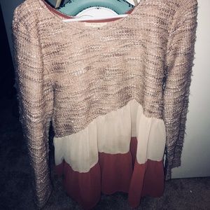 Entro boutique color blocked sweater